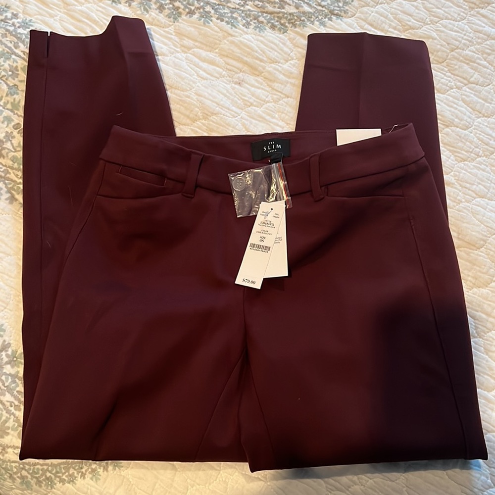 White House Black Market Slim Ankle Ponte Pants